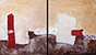 Abstrakte Malerei Formelles "in between" Vorschau